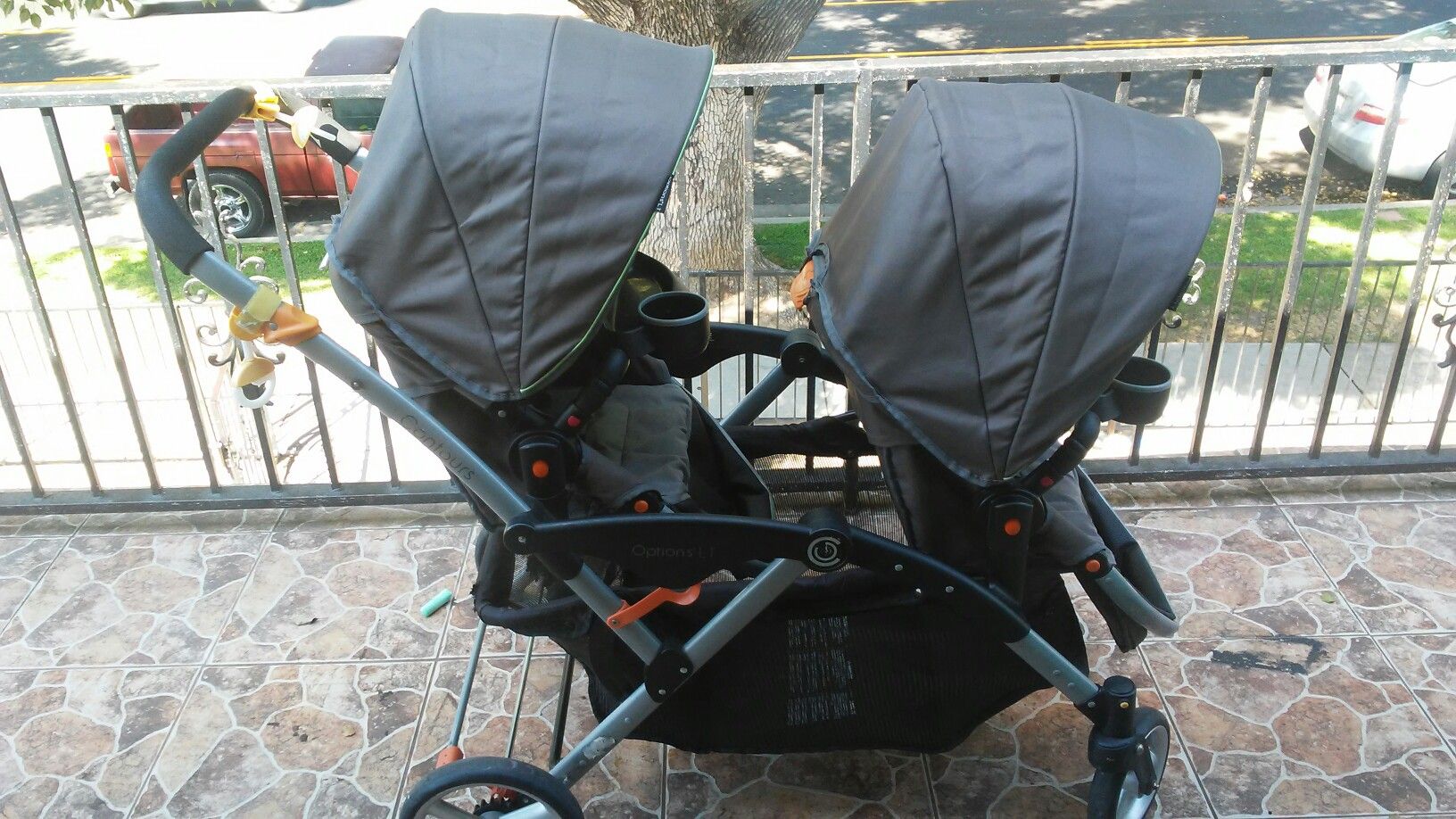 contour double stroller