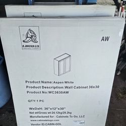 Aspen White wc3630aw Wall Cabinet 2box