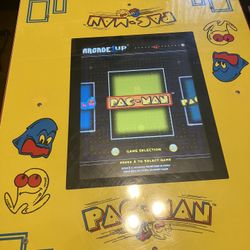 Arcade 1up Pac-Man Videogame System Head-to-head (H2H), 8 Games in 1, Gaming Table