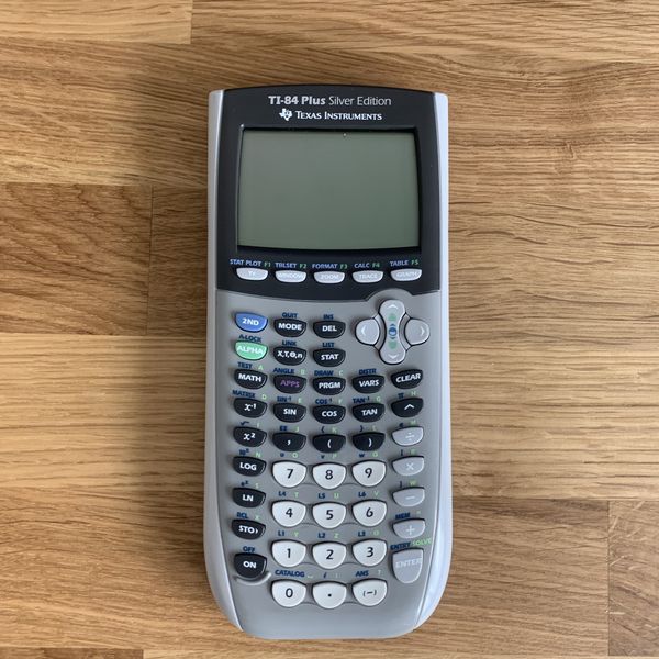 TI84 Silver Edition Graphing Calculator Texas Instruments GREAT