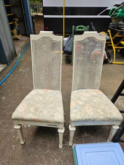 2 Antique Dining Chairs