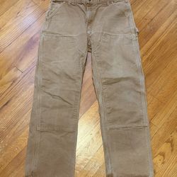 125th Anniversary Edition Carhartt Double Knee Pants Size 36" X 32"