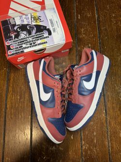 Size 9.5 - Nike Dunk Low Canyon Rust Blue W new with box 