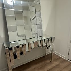 Mirrored Console Table 