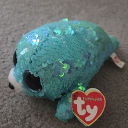 TY BEANIE FLIPPABLES "WAVE" (SEAL). TAGS ON!