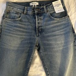 NWT Madewell Petite Dean Easy Straight Jeans - P26