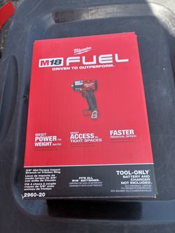 M18 Milwaukee Fuel 3/8 Mid-torque Impact Tool Only