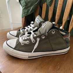 Green Converse Low Top Chuck Shoes