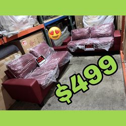 Beautiful New 2PC Sofa Set(2 Sofas) W/ Minor Marks Only $499