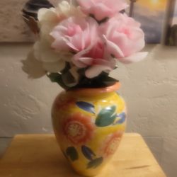 Hand Painted Vase