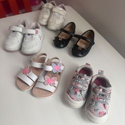 Shoes For Baby Girl Size 5T , Each Pair $7