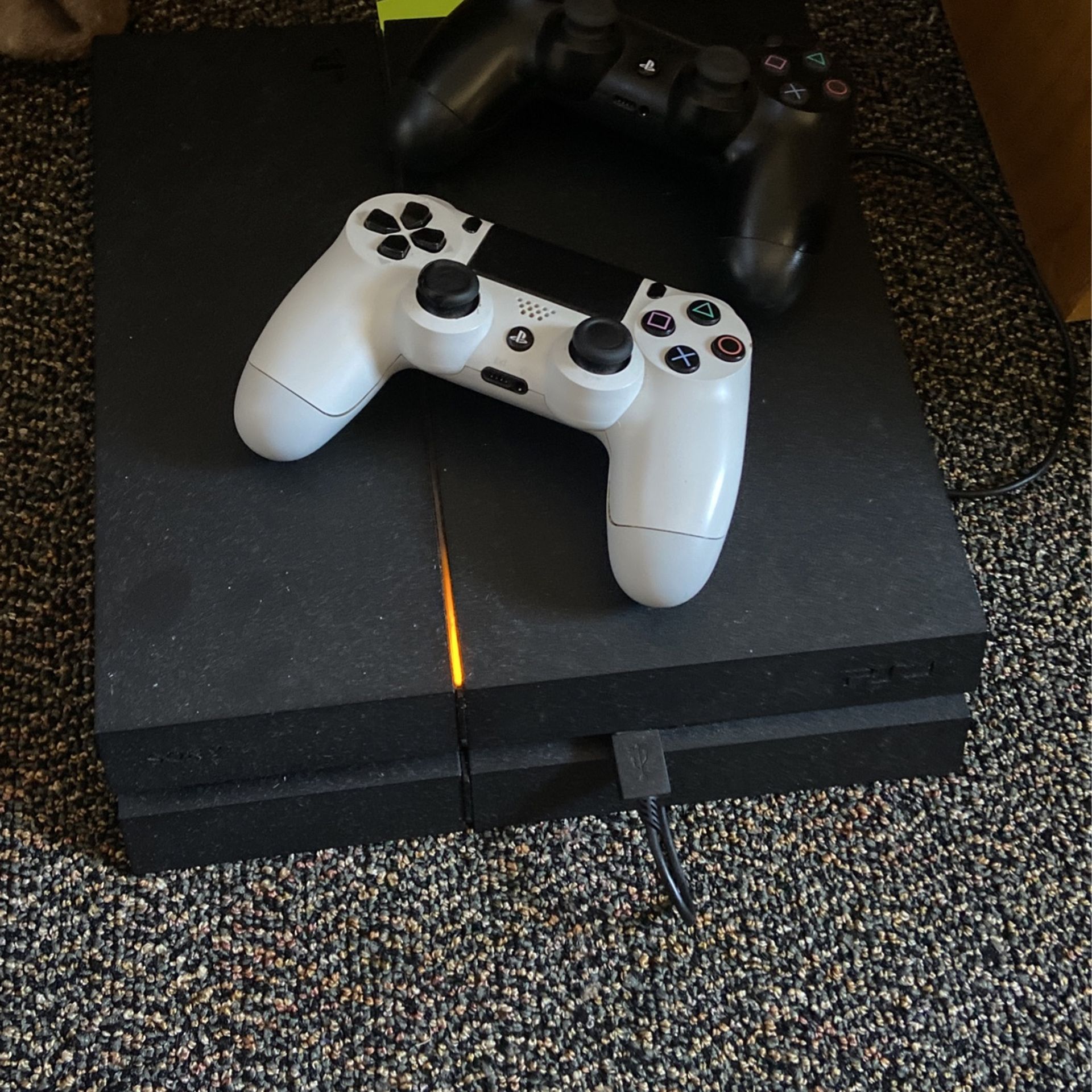 Used PlayStation 4 - 2 Controllers Included and Headset