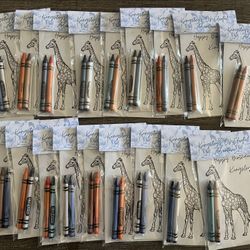 Onederful Safari Adventure Birthday Favor Coloring Packs