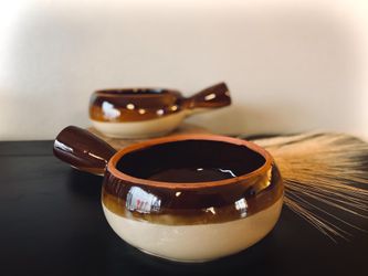 Vintage Mid Century Glazed Soup Pottery Crock