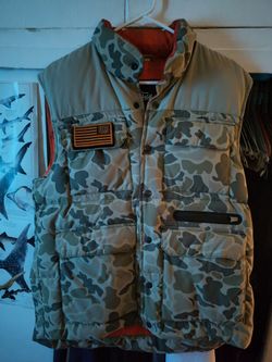 Stussy Down Vest Camo