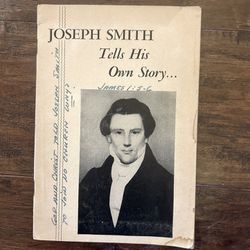 1950’s Pamphlet Joseph Smith Tells His Story 