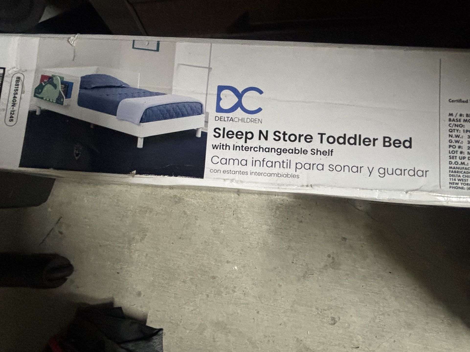 Delta Toddler Bed- New In Box!