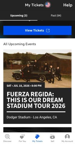 Fuerza Regida Concert Dodger Stadium