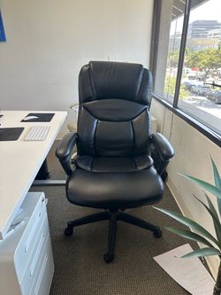 Leather office chair