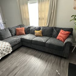 Dark Grey Sectional Sofa