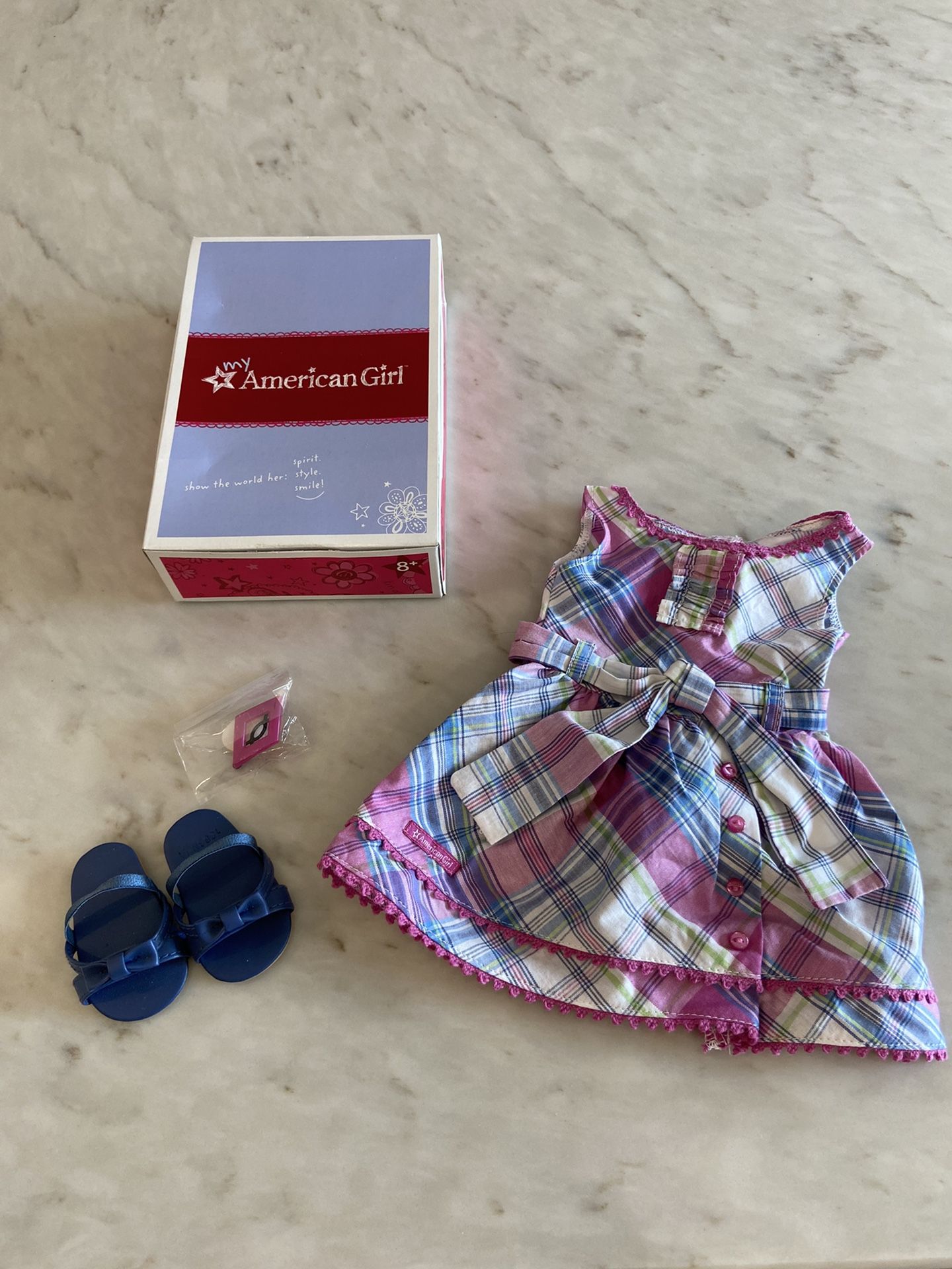 American Girl Plaid Party Dress