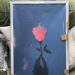 New Rose Cloud Wall Art