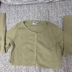 Green Princess Polly Long Sleeve Top Size: 2/ X-Small