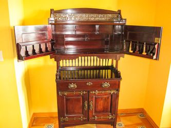 Antique Smokers Cabinet