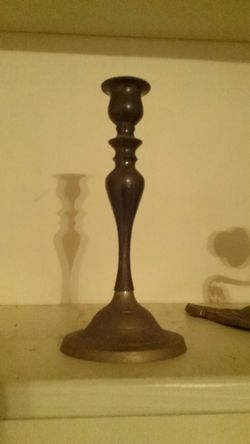 Solid brass candle stick holder/ sconse candle base