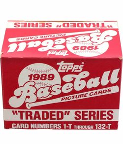 MLB 1989 Topps Baseball Traded Series
