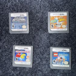 4 Nintendo DS Games PAC MAN / STAR WARS + More ** READ POST ** 