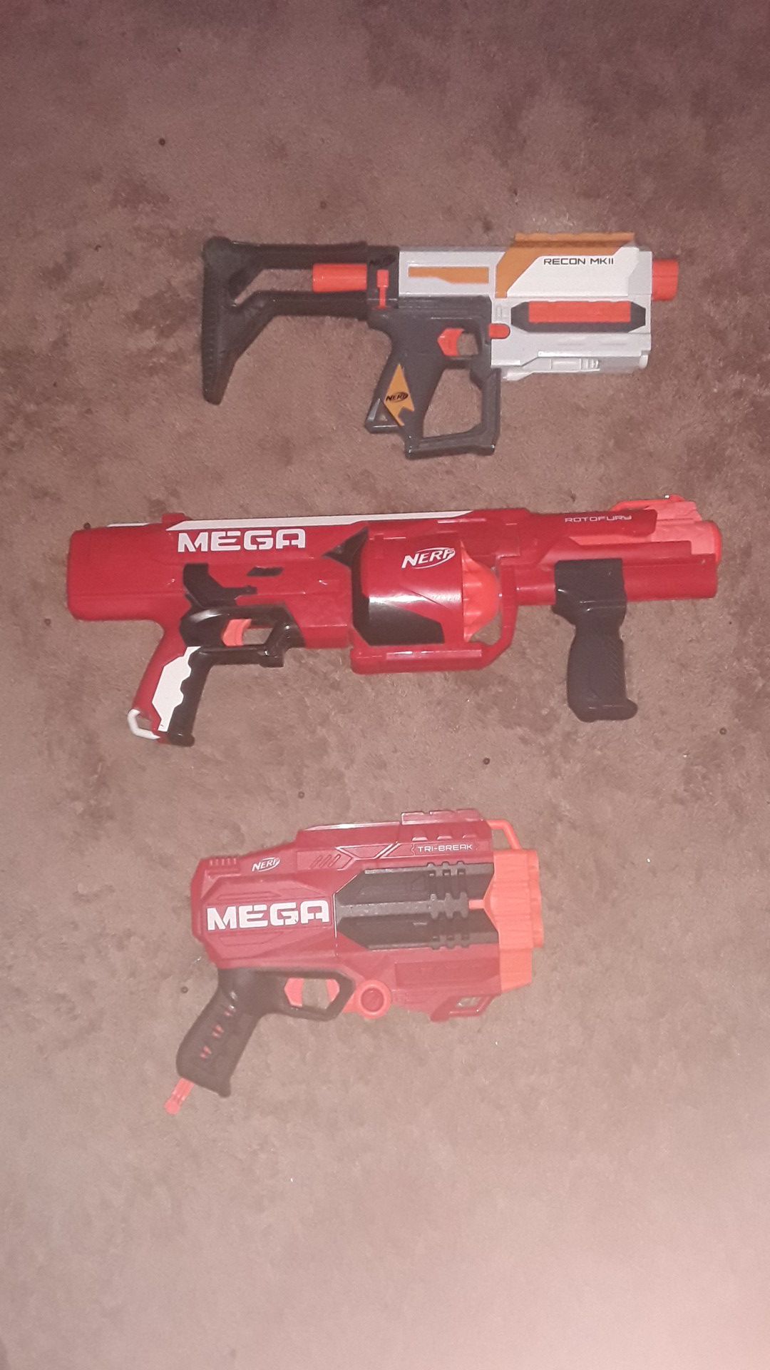 2 mega nerf guns and 1 modules nerf gun Sale Chandler, AZ -