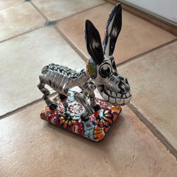 Talavera Donkey Signed By Artist