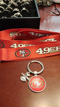 49ers Lanyard and keychain