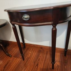 Bombay Cherry entry table with drawer