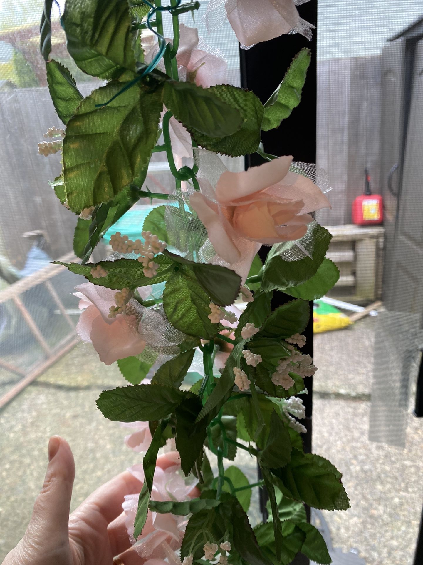 Silk Rose Garland