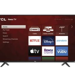 TCL 50" Class 4-Series 4K UHD HDR Roku Smart TV With Mount