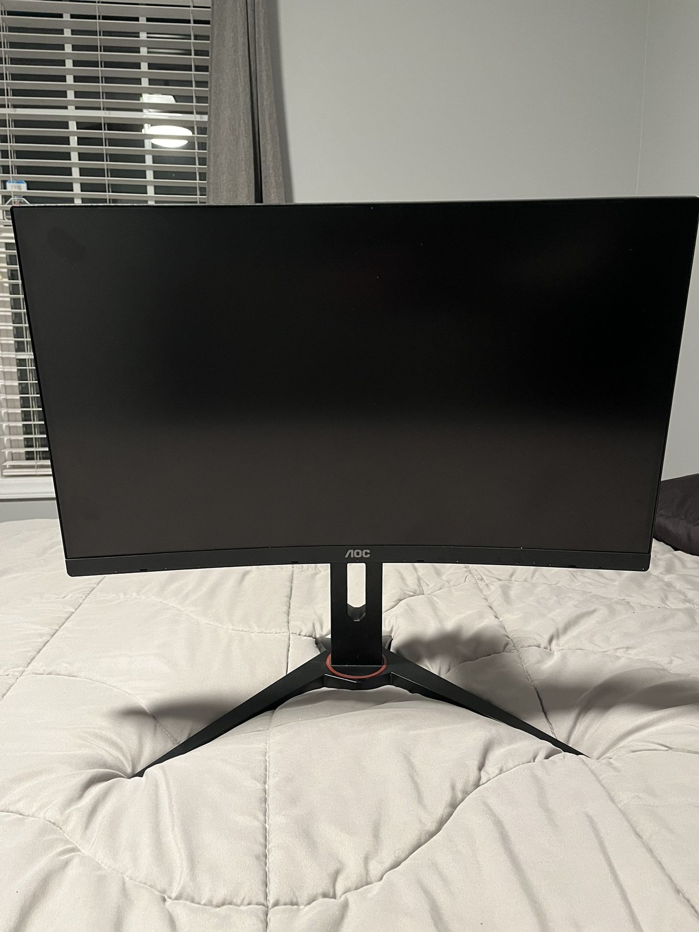 165hz AOC 24” curved gaming monitor 0.5ms refresh rate