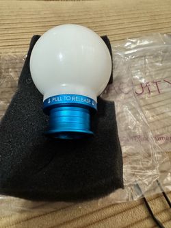 Acuity Delrin Shift Knob with Teal Aluminum Collar