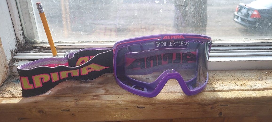 Alpine Goggles. Purple And Pink