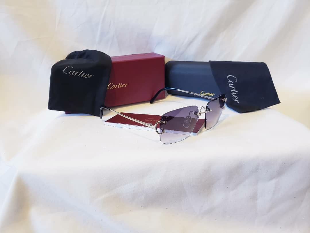 Designer Frames Cartier Glasses(Gray)