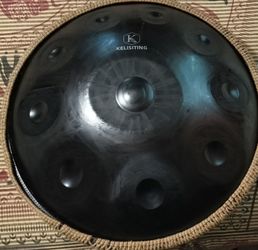 Brand new custom Kelisiting 22" 10 notes handpan drum with case and stand