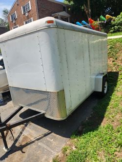 2010 lark 6x12 enclosed trailer