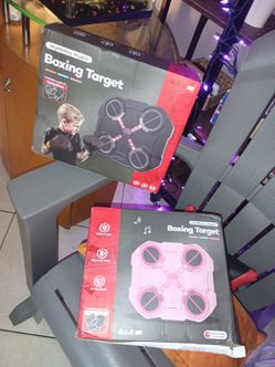 A.G.E brand musical boxing targets, featuring Bluetooth connectivity and LED light-up panels for interactive https://offerup.com/redirect/?o=dHJhaW5pb