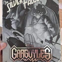 NECA Gargoyles 1:7 Scale Collectible Action Figure, Detective Broadway Silver Falcon, w Closed Wings