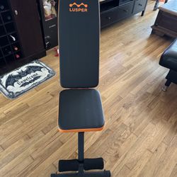 Adjustable Weight And Exercise Bench