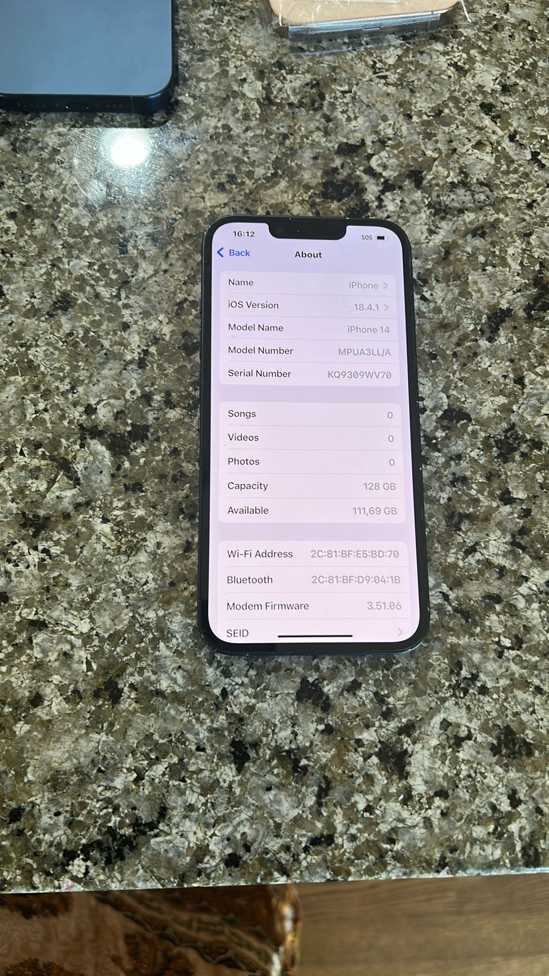 iPhone 14 128gb T-Mobile Metro