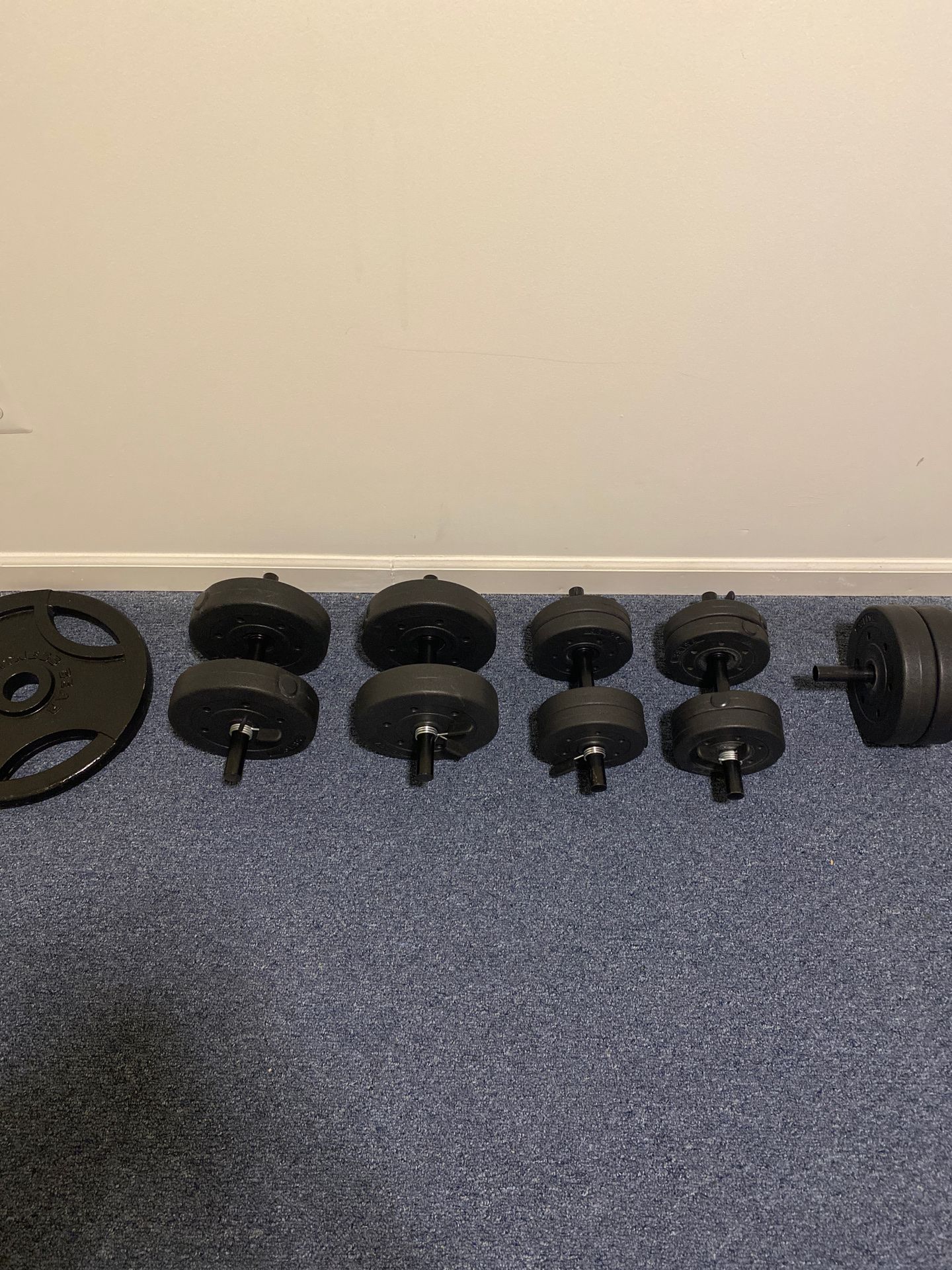 fully adjustable dumbells