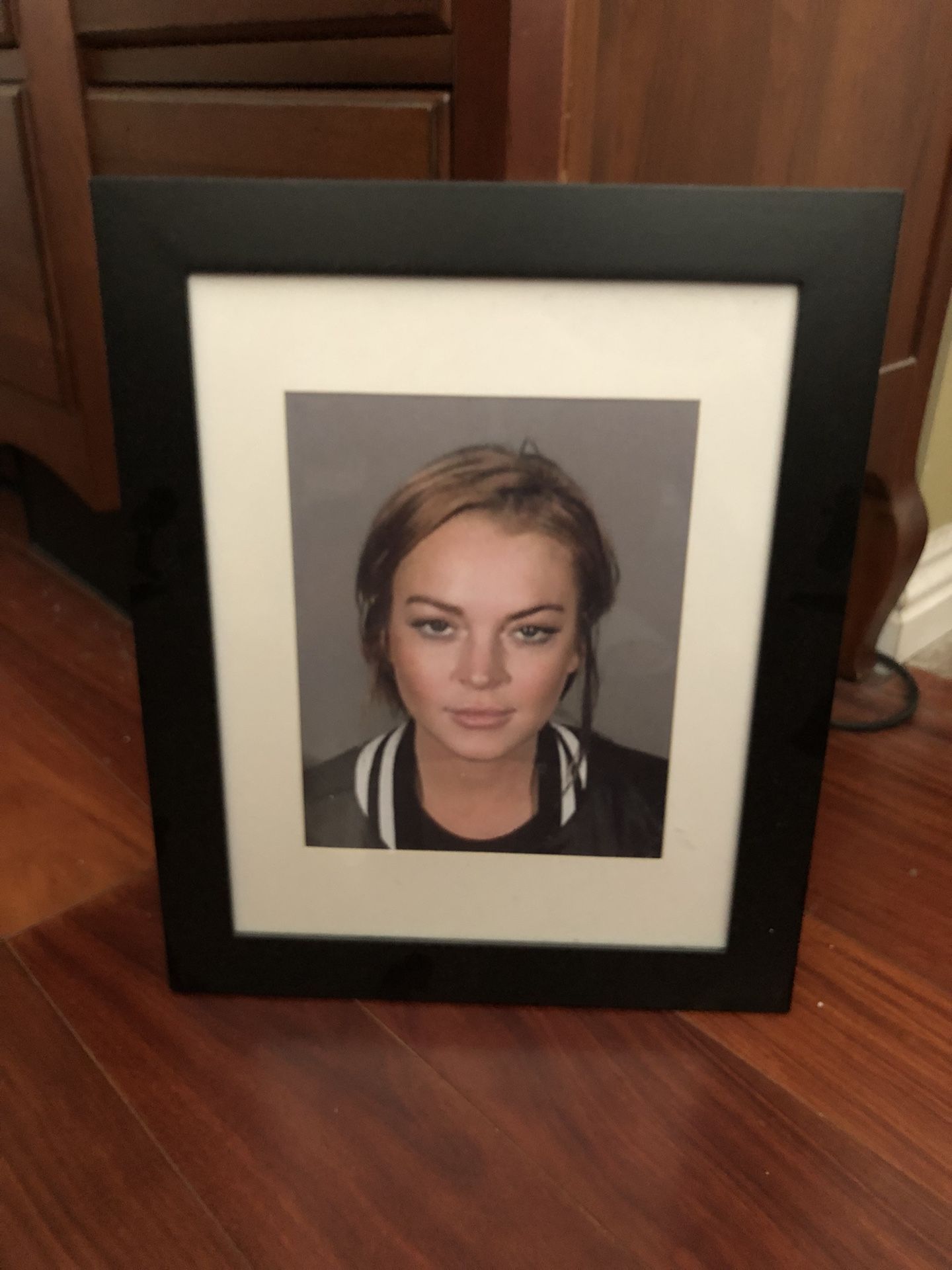 Lindsay Lohan mug shot photo