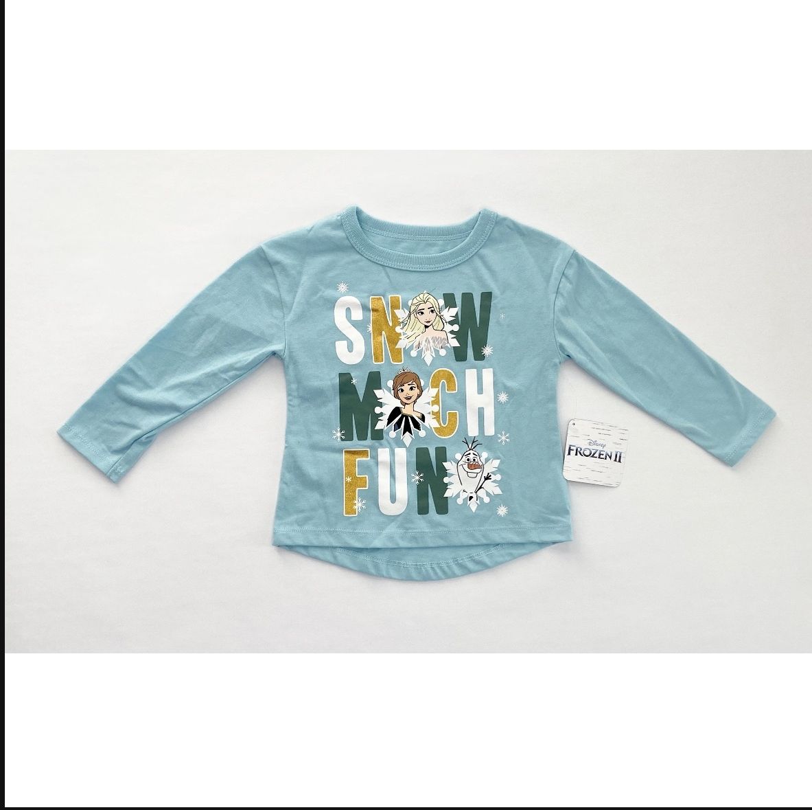 New Disney Frozen Toddler 2T Girls Long Sleeve